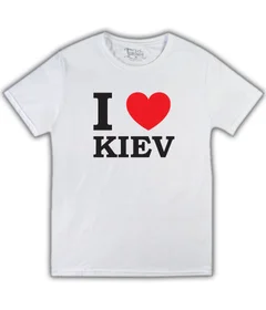 Прикольные футболки: Я люблю Киев